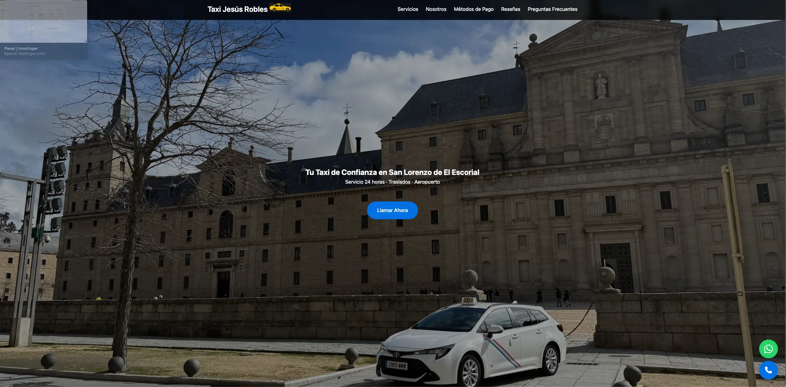 Captura de pantalla de Tu Taxi Escorial